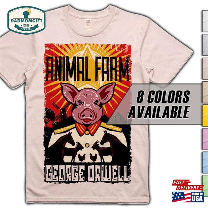 Animal Farm V5 Movie T-Shirt 8 Colors Sizes S 5Xl Vintage Look Soft Cotton Sweatshirt Hoodie