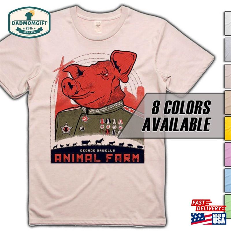 Animal Farm V6 Movie T-Shirt 8 Colors Sizes S 5Xl Vintage Look Soft Cotton Hoodie Classic