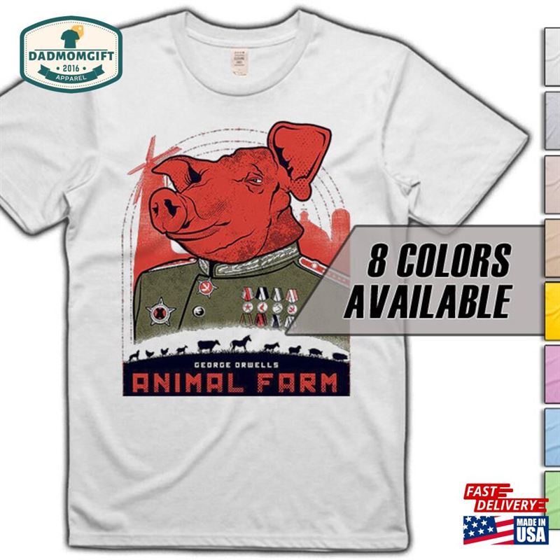 Animal Farm V6 Movie T-Shirt 8 Colors Sizes S 5Xl Vintage Look Soft Cotton Hoodie Classic