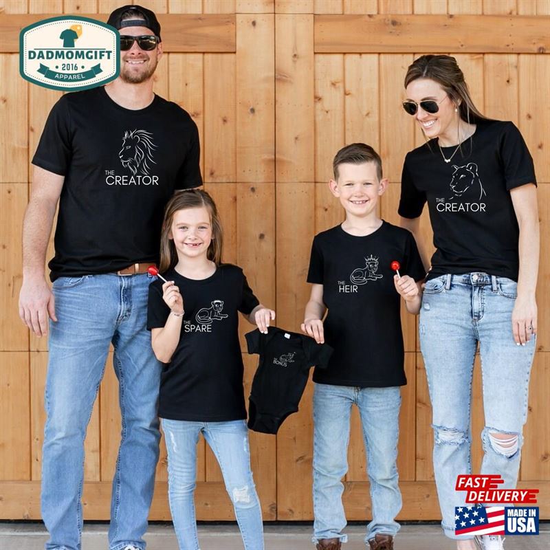 Announcing New Baby Matching Family T-Shirt Classic