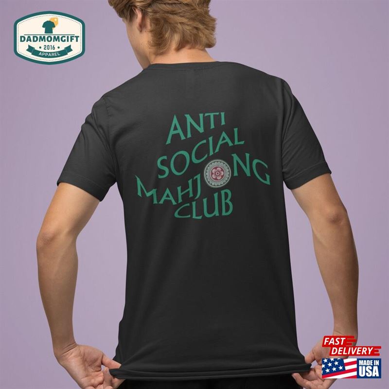 Anti Social Mahjong Club Tee T-Shirt Gift Classic Hoodie