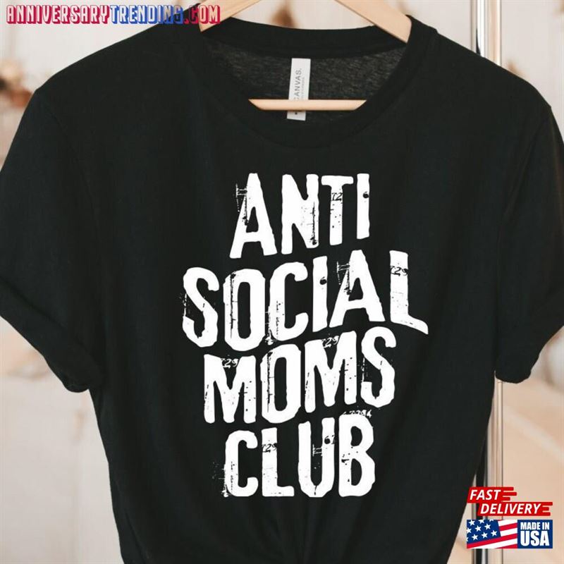 Anxious Moms Club Anti Social Shirt Mom Life Hoodie Classic – Bipubunny Store