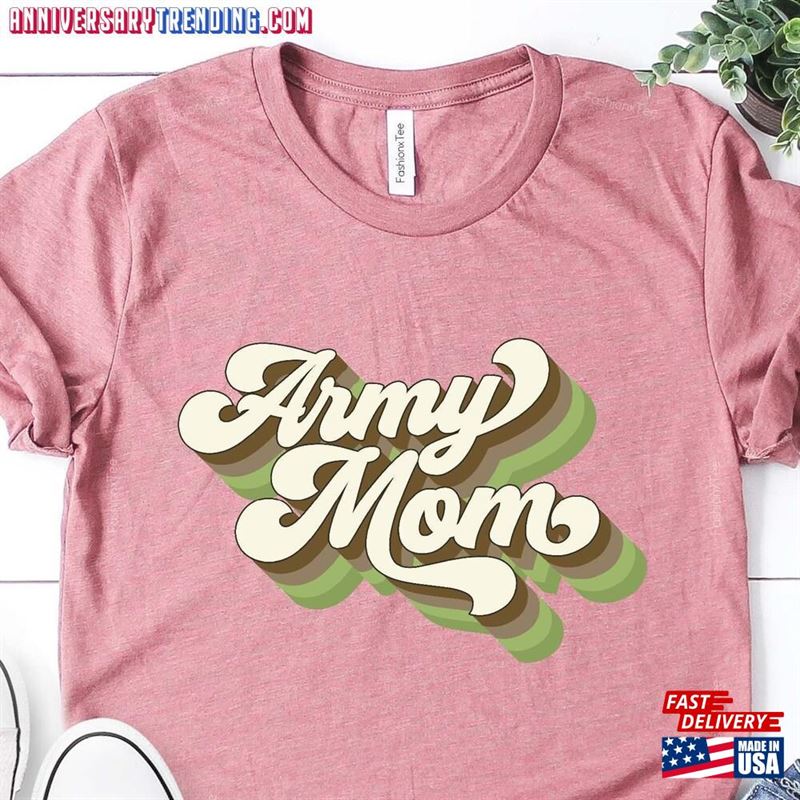 Army Mom Shirt Proud Family Day T-Shirt Unisex – Bipubunny Store