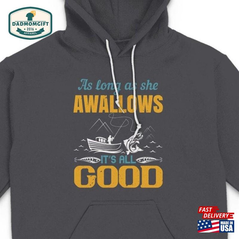 As Long She Allows It Is All Good Mens Fishing T-Shirt Funny Shirt Classic