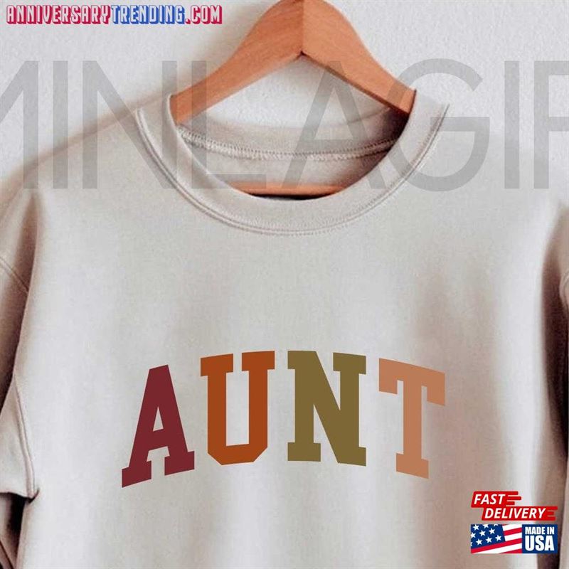 Aunt Sweatshirt Auntie Cool Hoodie Classic – Bipubunny Store