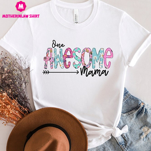 awesome mom shirt, gift for mom, Mother’s Day Gift, gift for her, new mom gift idea, mom life shirt,