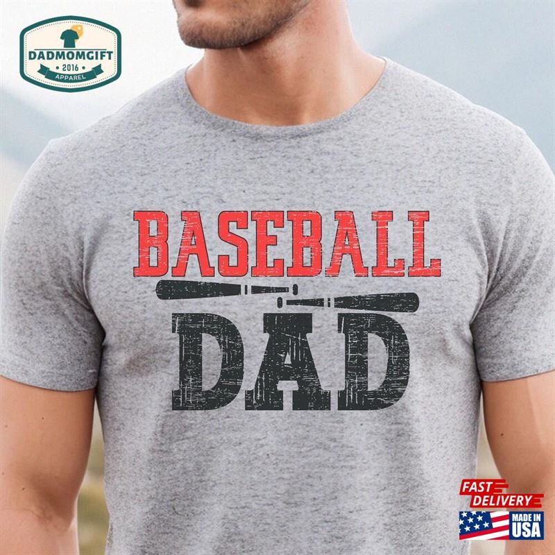 Baseball Dad Shirt Fan Gift Classic T-Shirt