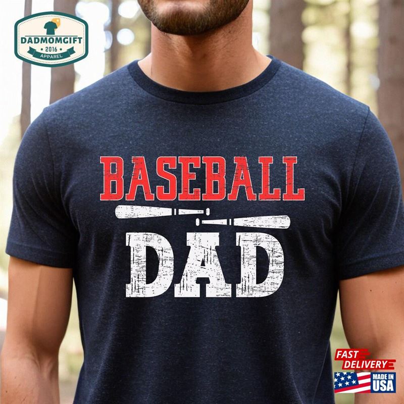 Baseball Dad Shirt Fan Gift Classic T-Shirt