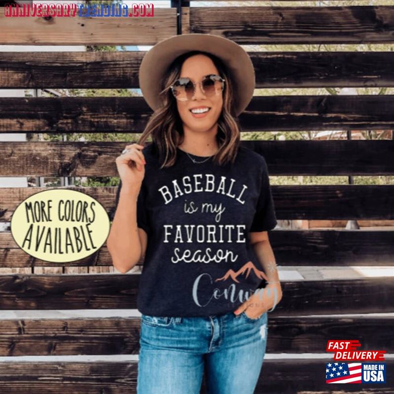 Baseball Favorite Season Soft T-Shirt Hoodie -Bipubunny Store