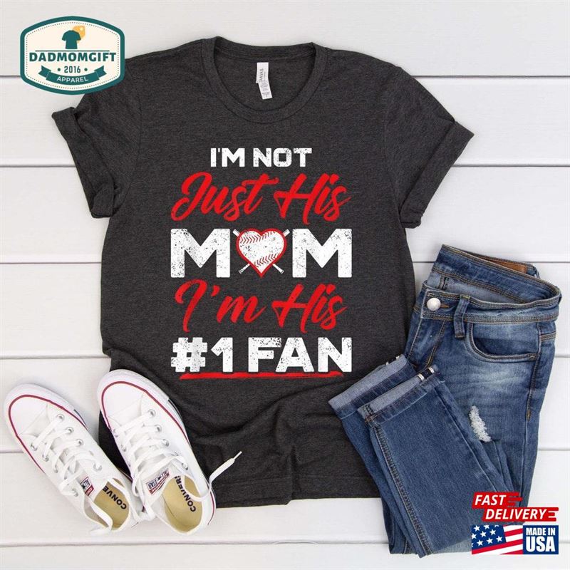 Baseball Mom Shirt T-Shirt Gift Unisex