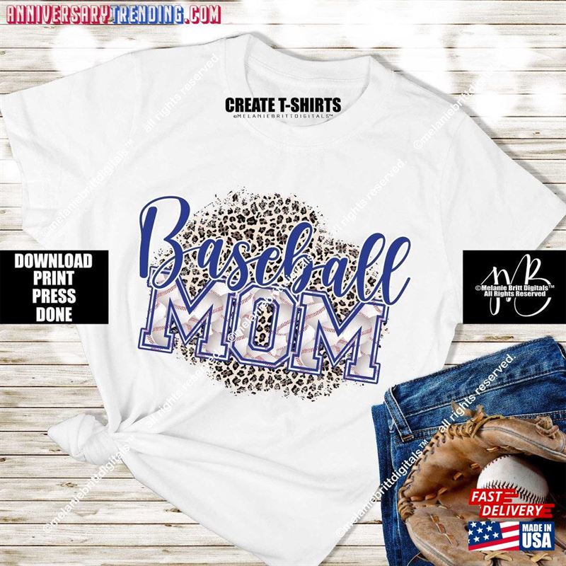 Baseball Mom Sublimation T-Shirt Unisex Hoodie – Bipubunny Store