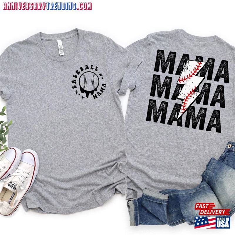 Baseball Mom T-Shirt Mother Shirt Sport Outfit Sweatshirt Hoodie – Bipubunny Store