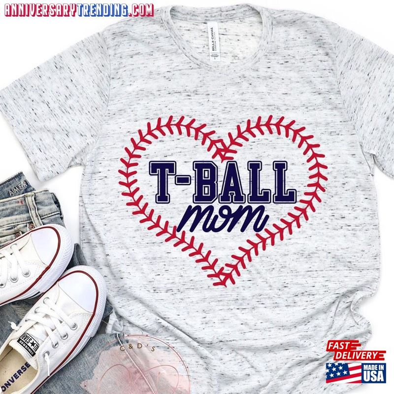 Baseball Shirts Tball Mom Tees T-Shirt Sweatshirt – Bipubunny Store