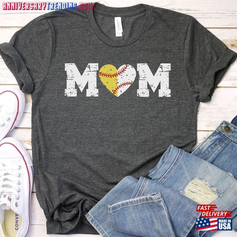 Baseball Softball Mom Shirt Game Day T For Unisex T-Shirt – Bipubunny Store