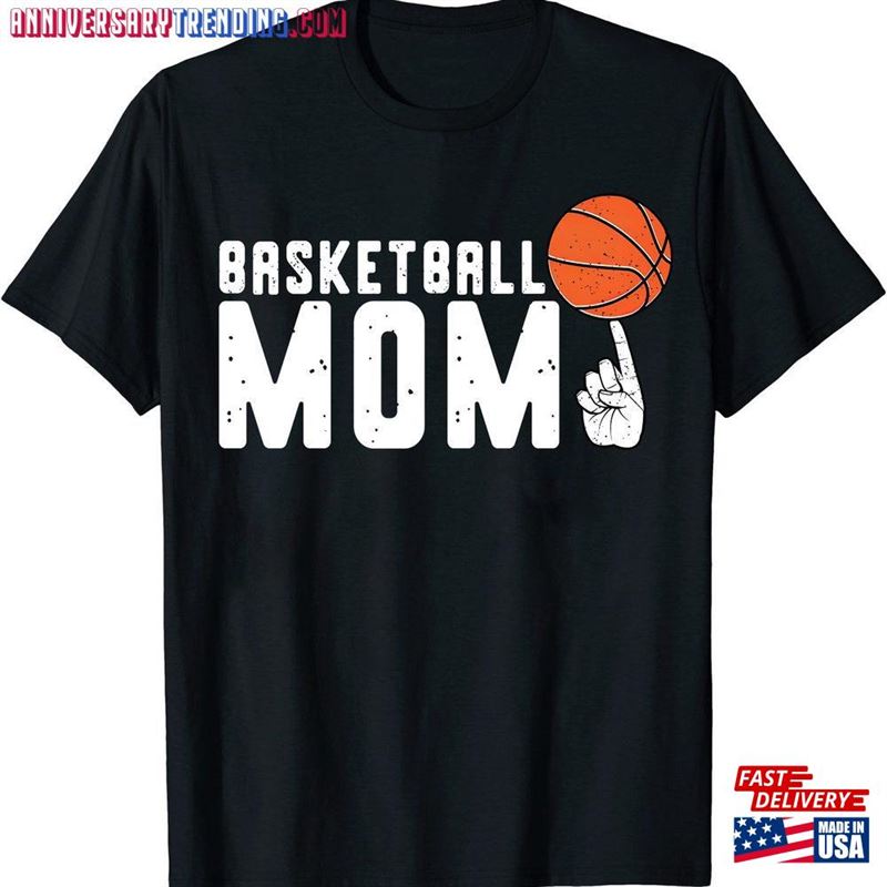 Basketball Mom Leopard Senior 2023 Mother Day T-Shirt Unisex -Bipubunny Store