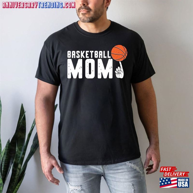 Basketball Mom Leopard Senior 2023 Mother Day T-Shirt Unisex -Bipubunny Store