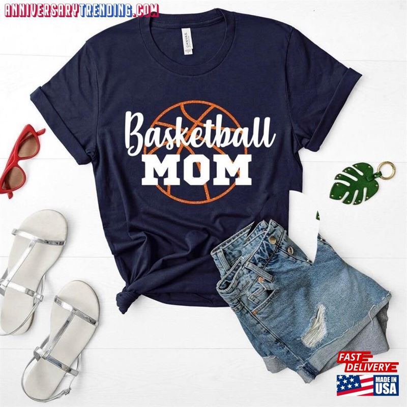 Basketball Mom T-Shirt T-Shirts Unisex – Bipubunny Store