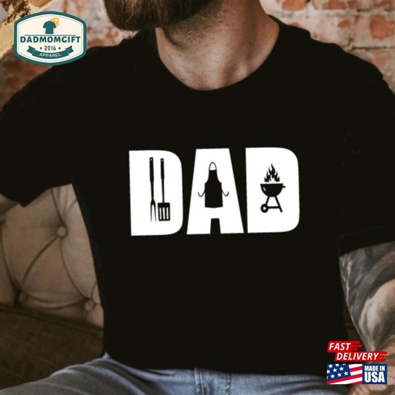 Bbq Dad Shirt Grilling Christmas Gift Classic Hoodie