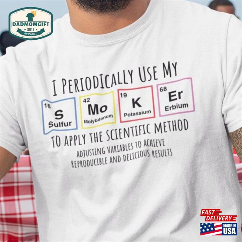 Bbq Shirt Funny Science Gifts For Men And Fathers T-Shirt Classic