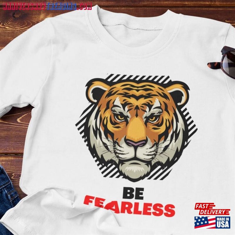 Be Fearless Unisex Short Sleeve Tee T-Shirt Hoodie -Bipubunny Store