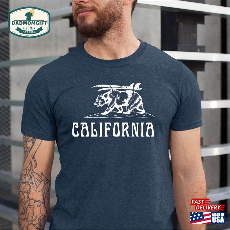 Beach California Bear Surf Shirt Sweatshirt Unisex