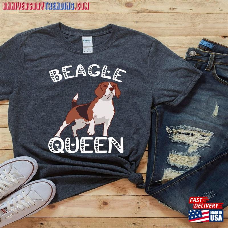 Beagle Queen Shirt Dog Mom For Sweatshirt Hoodie – Bipubunny Store