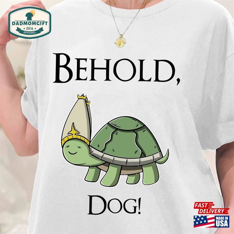 Behold Dog Elden Ring Shirt Dark Souls Turtle Unisex Hoodie