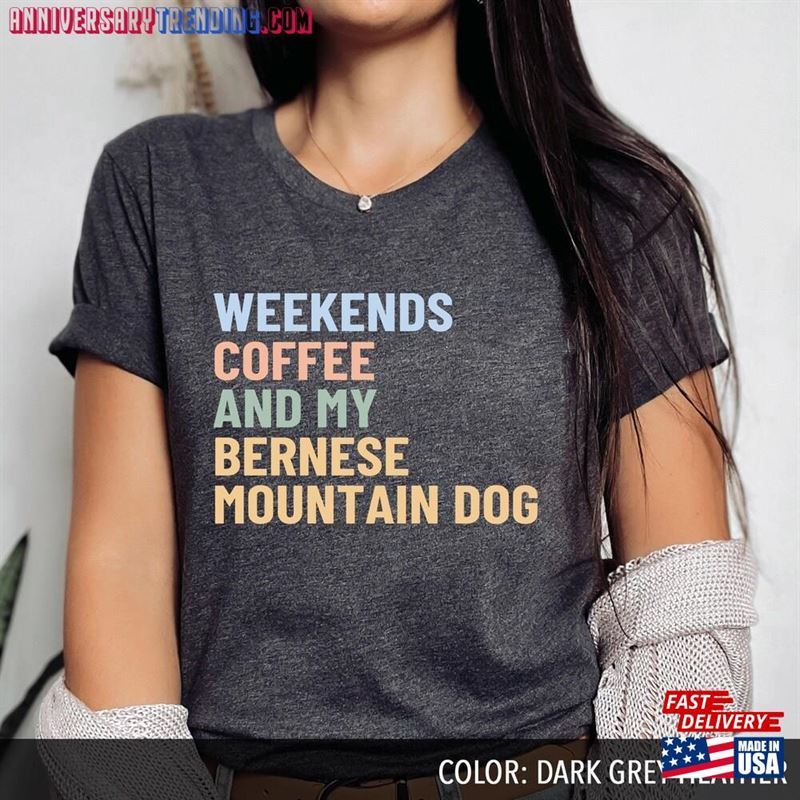 Bernese Mountain Dog Shirt T-Shirt Unisex -Bipubunny Store