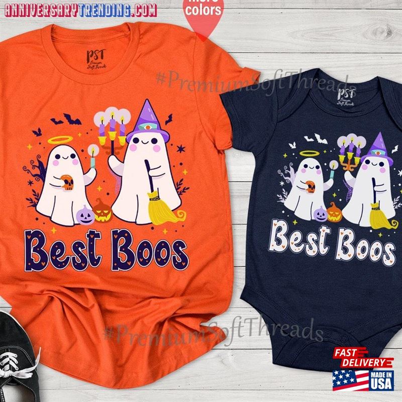 Best Boos Shirt Matching Mommy And Me Halloween Family Sweatshirt Classic -Bipubunny Store