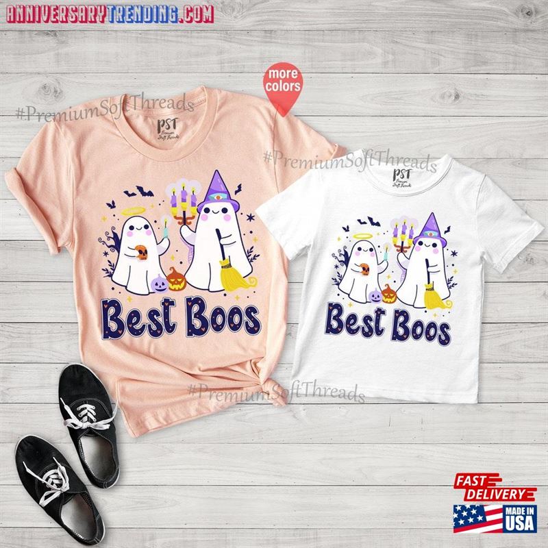 Best Boos Shirt Matching Mommy And Me Halloween Family Sweatshirt Classic -Bipubunny Store