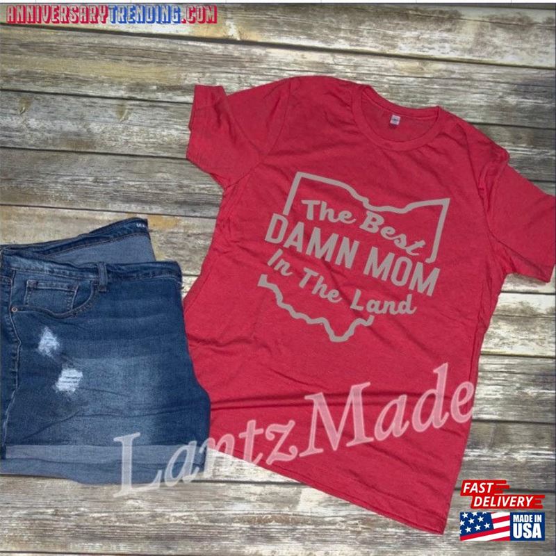 Best Damn Mom In The Land Hoodie Unisex – Bipubunny Store