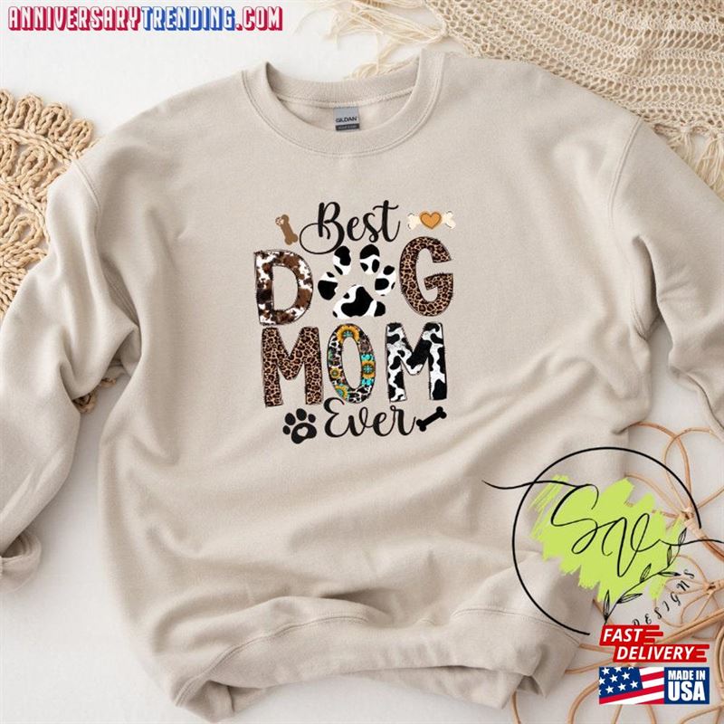 Best Dog Mom Lover Dogs Hoodie Classic – Bipubunny Store