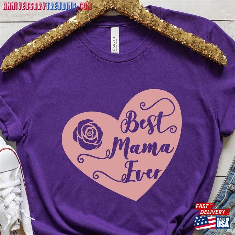 Best Mama Ever Shirt T-Shirt Mother Unisex – Bipubunny Store