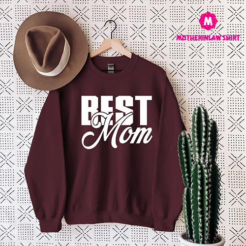 Best Mom Shirt, Mother Sweatshirt, Mother’s Day Sweat, Mom Shirt, Mommy T-shirt