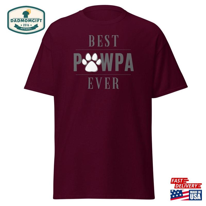 Best Pawpa Ever Minimalistic Dog T-Shirt Sweatshirt Classic