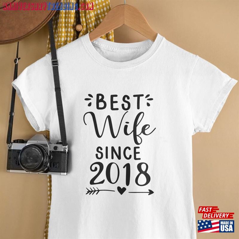 Best Wife Since T-Shirt Gifts For Her Anniversary Unisex Sweatshirt – Bipubunny Store