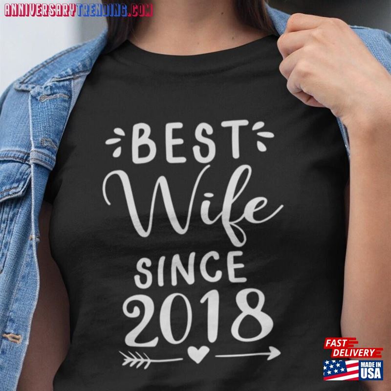 Best Wife Since T-Shirt Gifts For Her Anniversary Unisex Sweatshirt – Bipubunny Store