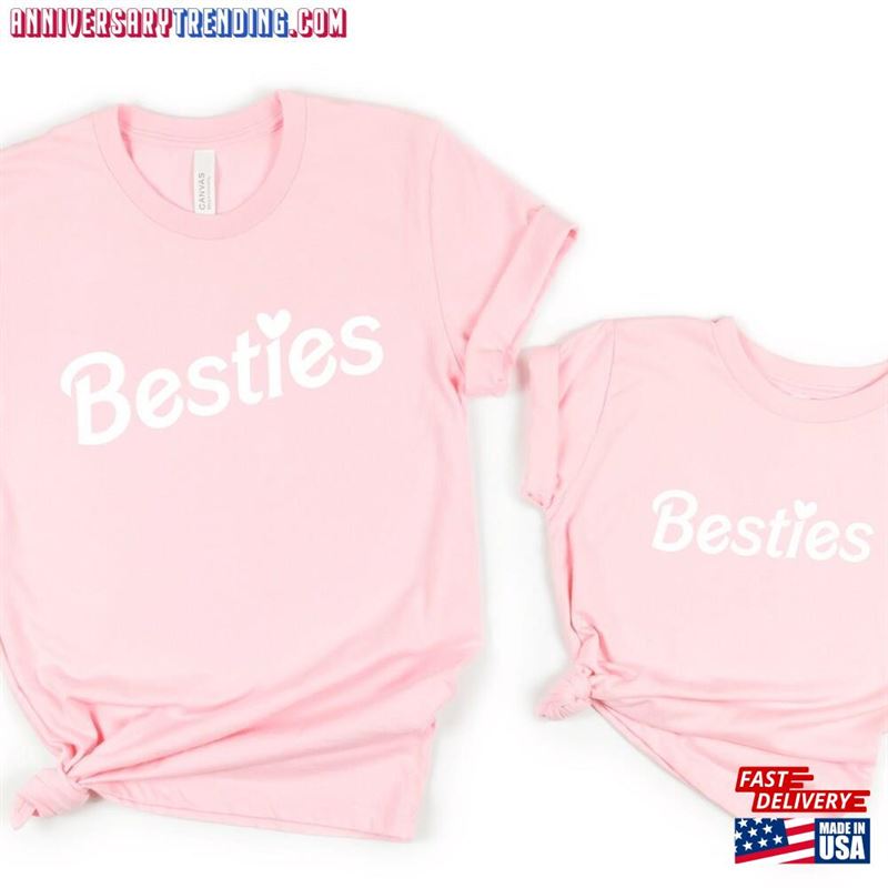 Besties Mommy And Me Shirts Barbie Matching Mothers Day Shirt Hoodie Classic – Bipubunny Store