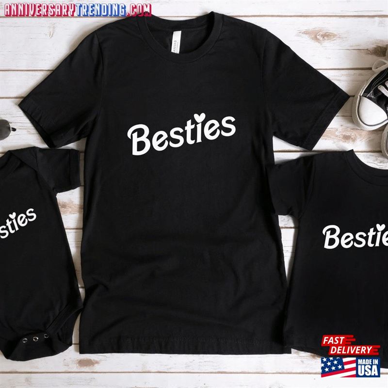 Besties Mommy And Me Shirts Mama Mini Matching Mothers Day Shirt T-Shirt Classic – Bipubunny Store