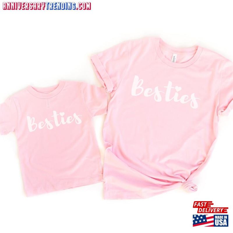 Besties Tee Mommy And Me Matching T-Shirt Unisex -Bipubunny Store