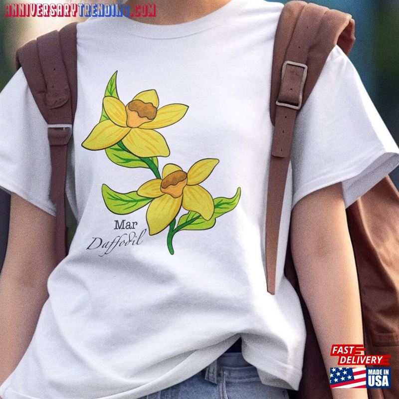 Birth Flower Shirt March Month Plant Mom T-Shirt Sweatshirt – Bipubunny Store