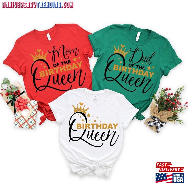 Birthday Queen Shirt Family T-Shirt Hoodie Unisex – Bipubunny Store