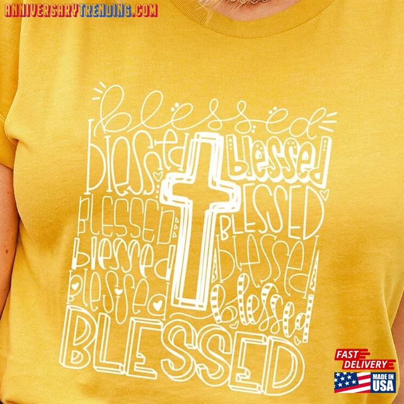 Blessed Shirt Christian Classic T-Shirt -Bipubunny Store