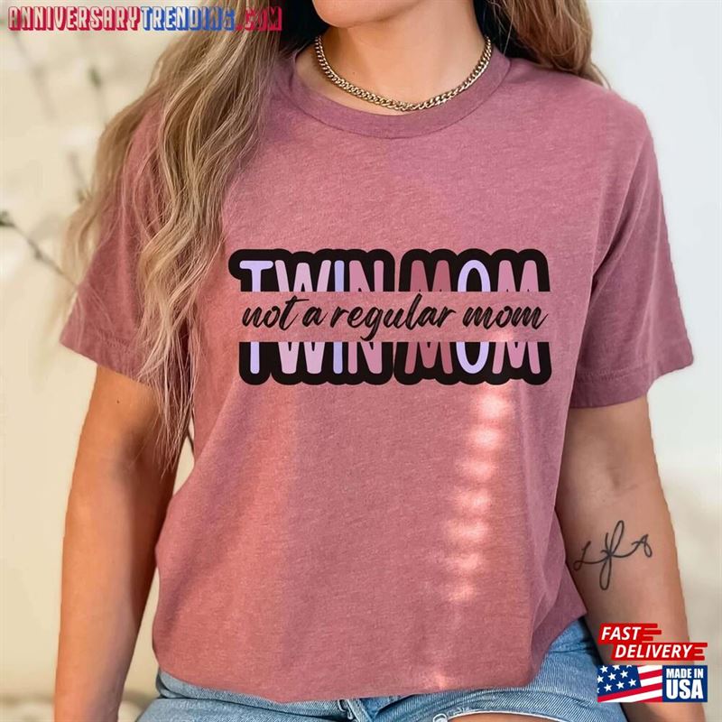 Blessed With Twins Twin Mama Shirt Gift Classic T-Shirt – Bipubunny Store