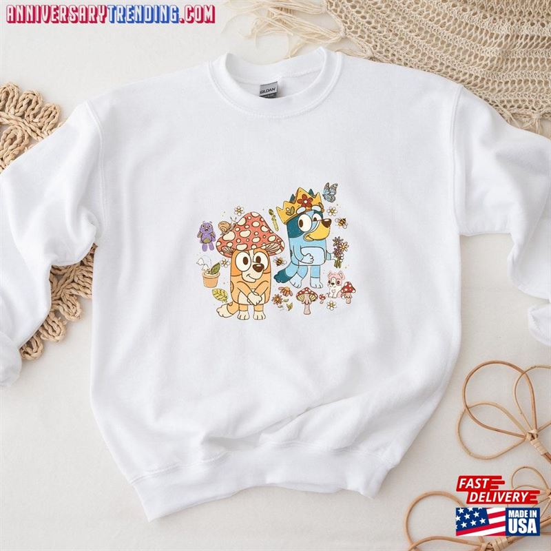 Bluey And Bingo Sweatshirt Chili Mum Family Hoodie Classic – Bipubunny Store