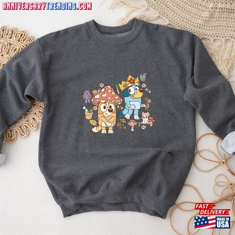 Bluey And Bingo Sweatshirt Chili Mum Family Hoodie Classic – Bipubunny Store