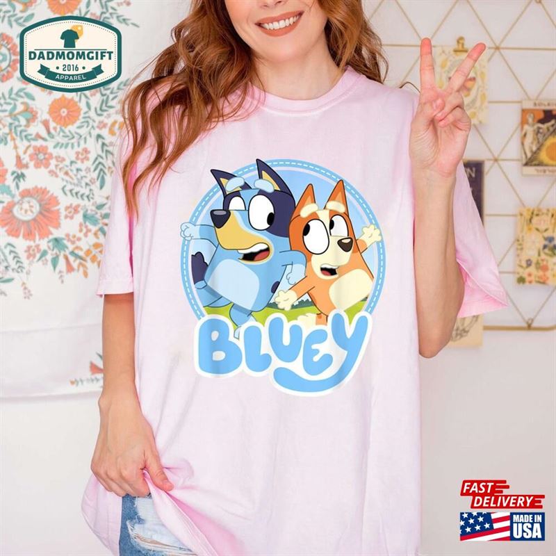 Bluey Bingo T-Shirt Family Shirt Matching Unisex Classic