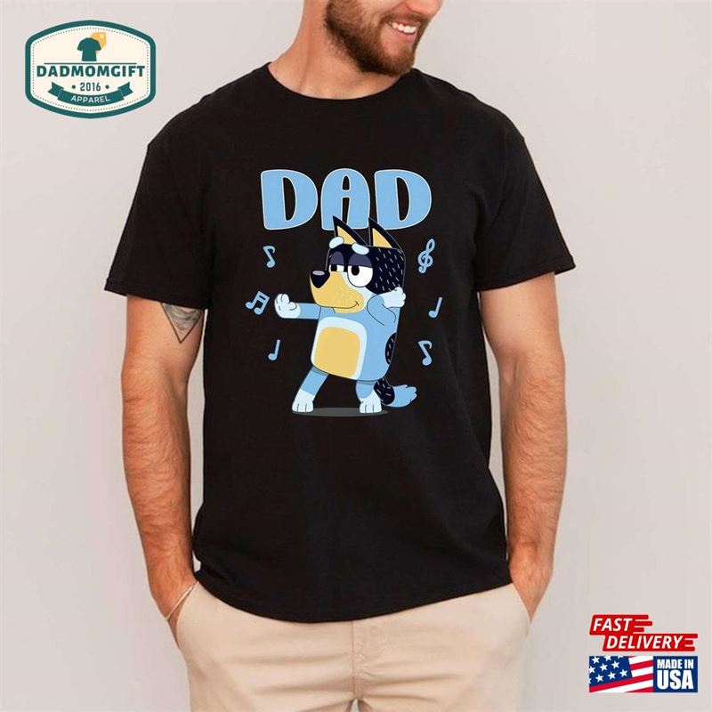 Bluey Dad Dancing Shirt Dadlife Bandit Heeler Hoodie Classic