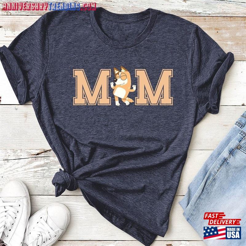 Bluey Mom Shirt Mumlife Chilli Heeler Hoodie Classic – Bipubunny Store