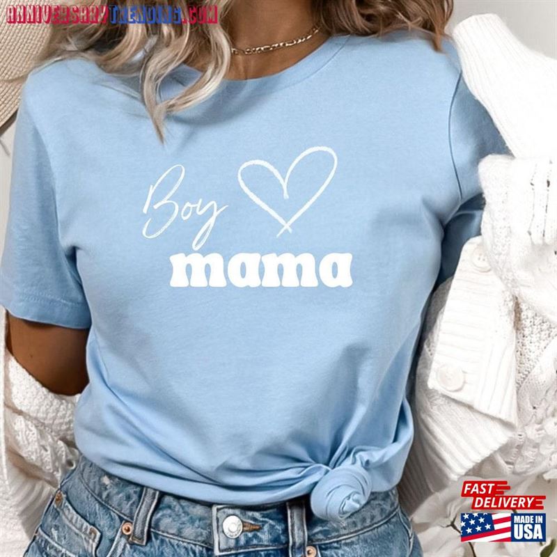 Boy Mama T-Shirt Tee Mom Shirt Hoodie Sweatshirt – Bipubunny Store